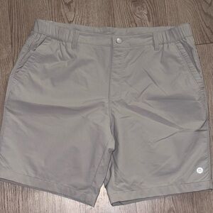 Mondetta OutDoor Project Men's Tan Flat Front Shorts